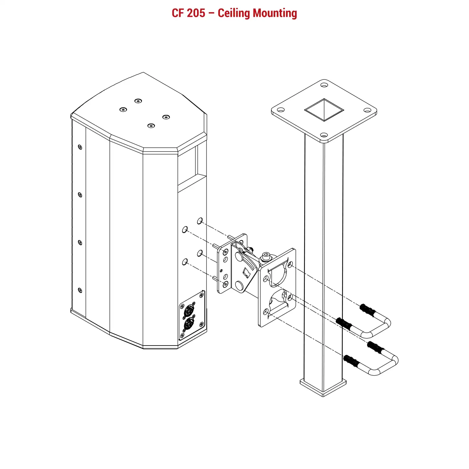 CF 205 Ceiling Mounting