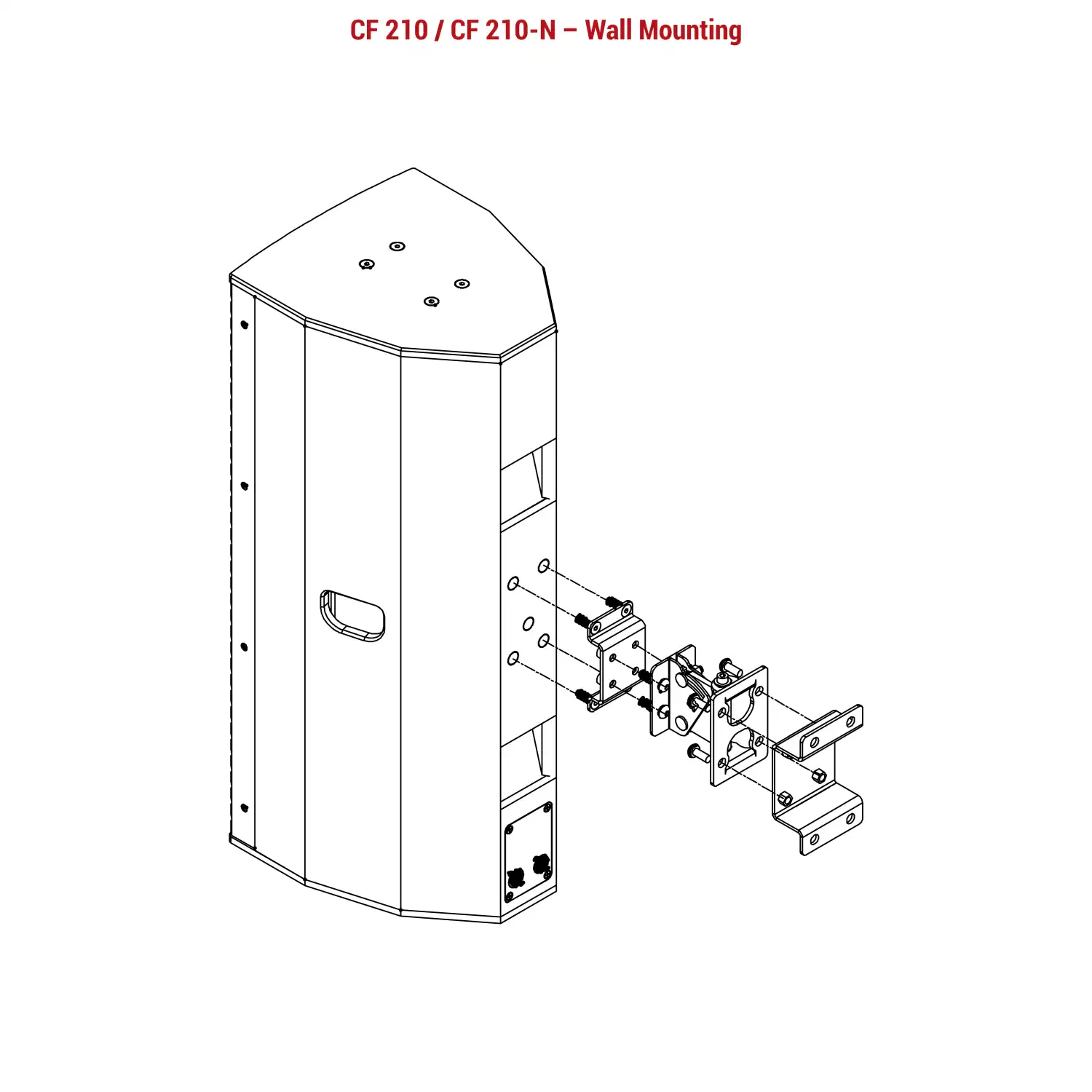 CF-210/CF 210-N Wall Mounting